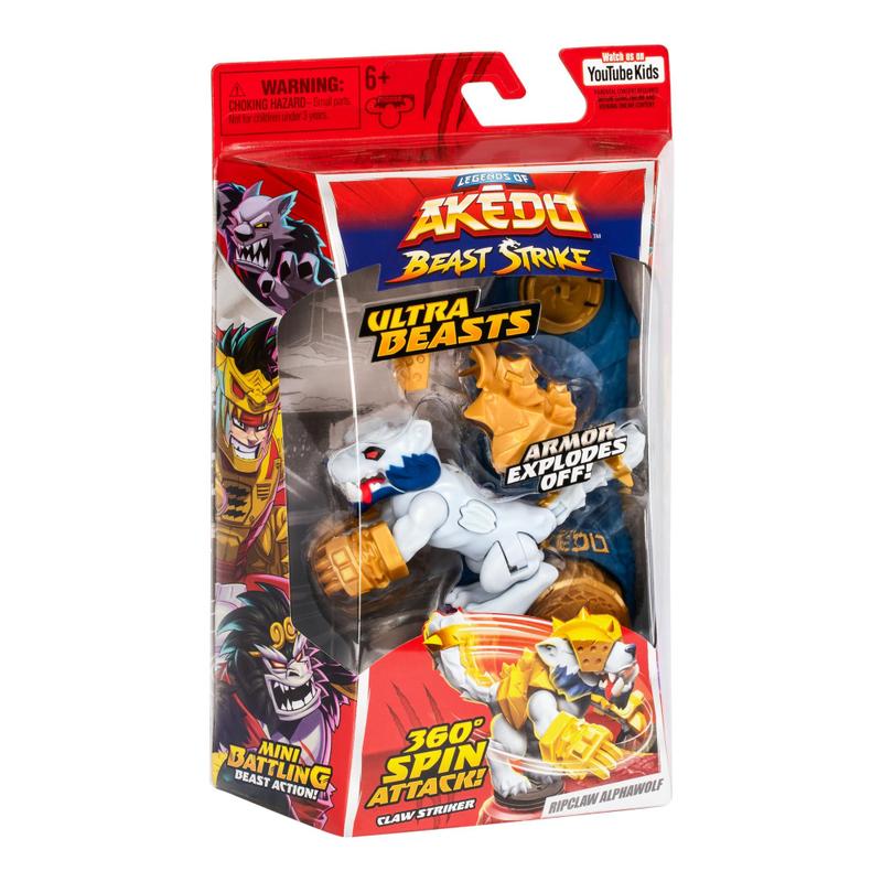 Boneco de ação Akedo Legends of Akedo Beast Strike Ultra Beasts